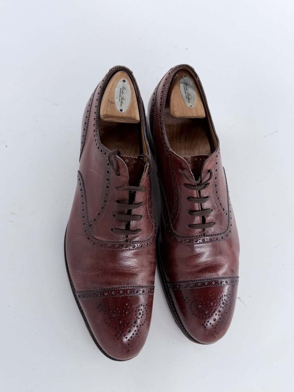 Edward Green for Paul Stuart Leather Oxford Brogues Size 11B